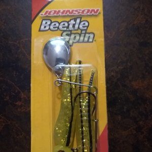 Johnson Beetle spin fishing lure